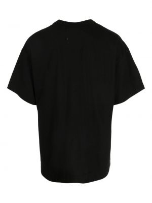 T-shirt aus baumwoll Yoshiokubo schwarz