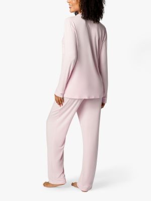 Пижама на пуговицах Chelsea Peers розовая
