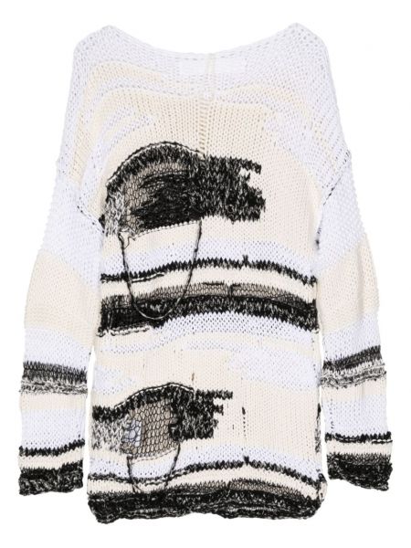 Lniany sweter bawełniany Isabel Benenato