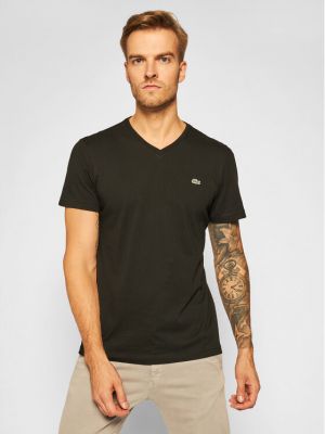 Marškinėliai Lacoste juoda