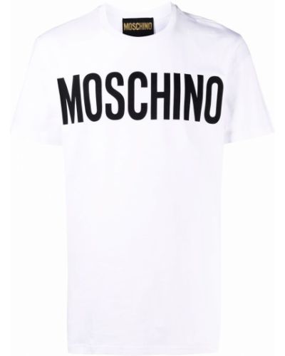 Baskılı pamuk tişört Moschino