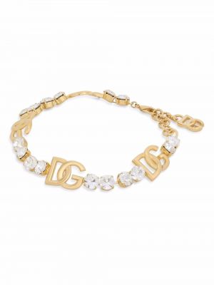 Kristallidega käevõru Dolce & Gabbana kuldne