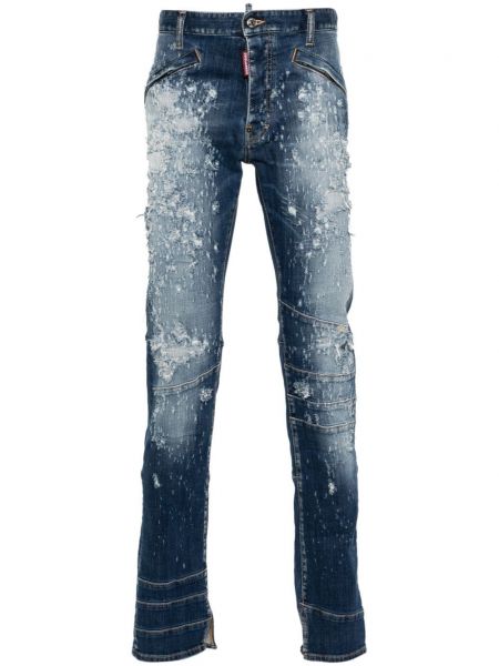 Slim fit-farkut Dsquared2 sininen