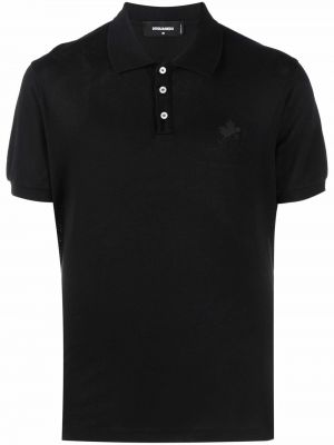 Polo krekls ar apdruku Dsquared2 melns
