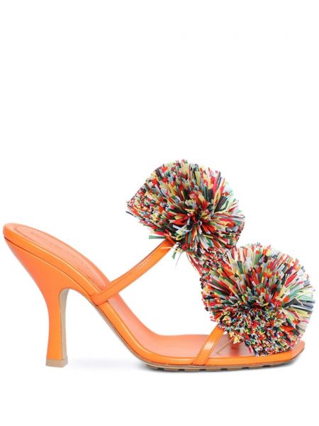 Oranžové sandály Bottega Veneta