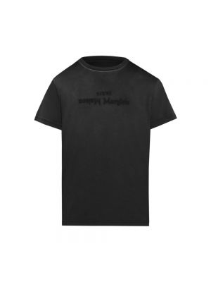T-shirt mit print Maison Margiela schwarz