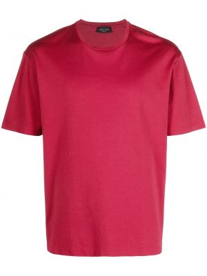 Camiseta manga corta Roberto Collina rojo