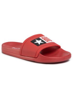 Sandály s hvězdami Big Star Shoes červené