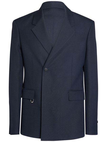 Blazer i viskos Jacquemus blå