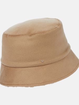 Kašmírový klobouk Max Mara hnědý
