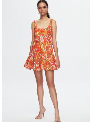 Коктейльное платье Adl оранжевое