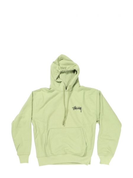 Jersey baskılı hoodie Stüssy yeşil