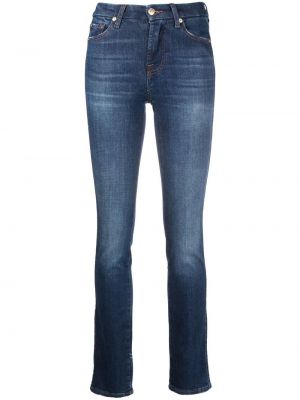 Skinny fit-jeans 7 For All Mankind blå