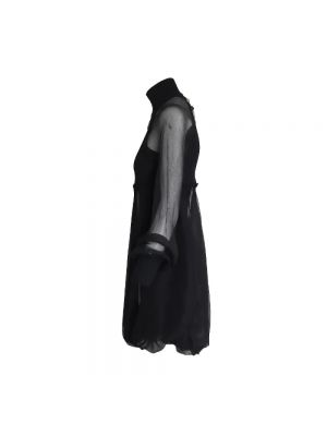 Sukienka wełniana Jean Paul Gaultier Pre-owned czarna