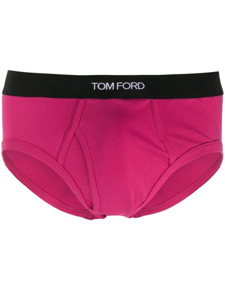 Chiloți din bumbac Tom Ford roz