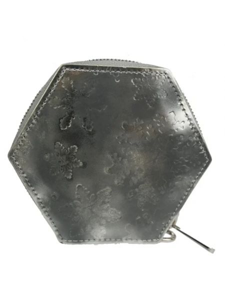 Kopertówka skórzana Louis Vuitton Vintage srebrna