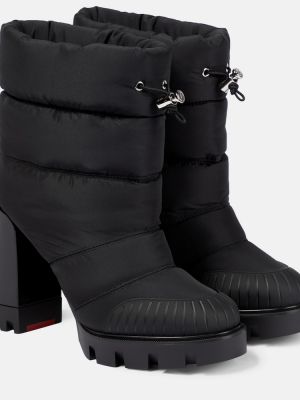 Обувки до глезена Christian Louboutin черно