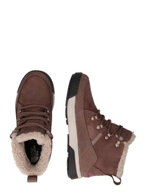 Nėriniuotos žygio batai The North Face ruda
