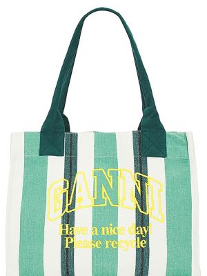 Shopper handtasche mit taschen Ganni