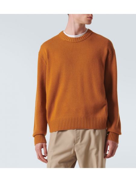 Džemper od kašmira Frame smeđa
