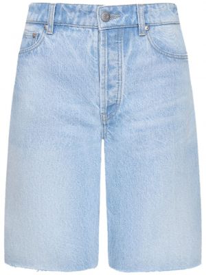 Shorts en jean taille haute 12 Storeez bleu