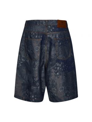 Pantalones cortos vaqueros Etro azul