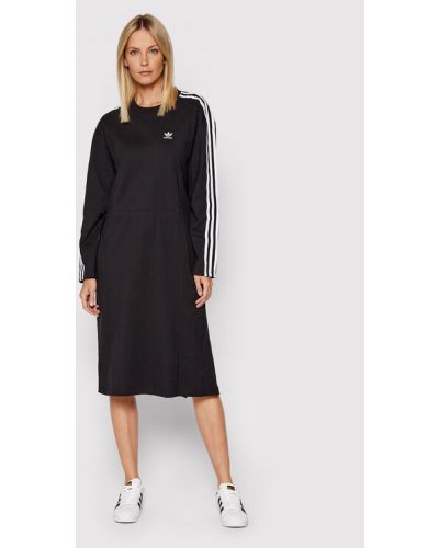 Rochie cu croială lejeră Adidas negru