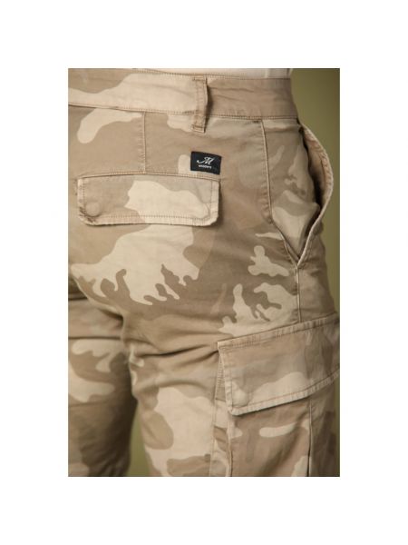 Pantalones cortos cargo slim fit de camuflaje Mason's