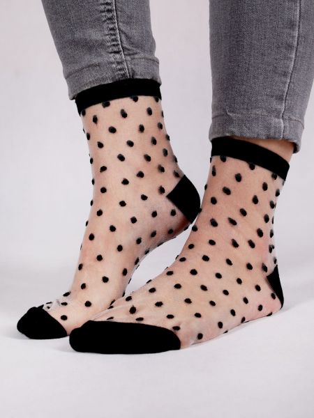 Κάλτσες με διαφανεια Yoclub μαύρο