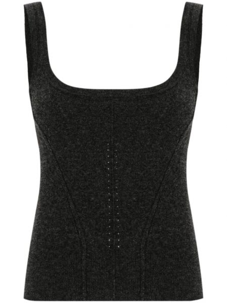 Strikket tanktop Ermanno Scervino grå