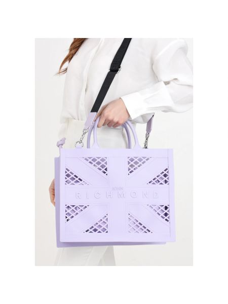 Shopper handtasche mit taschen Richmond lila