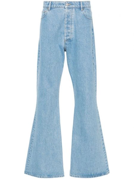 Flare jean pantolon Nanushka mavi