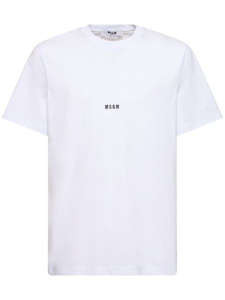 T-shirt Msgm vit