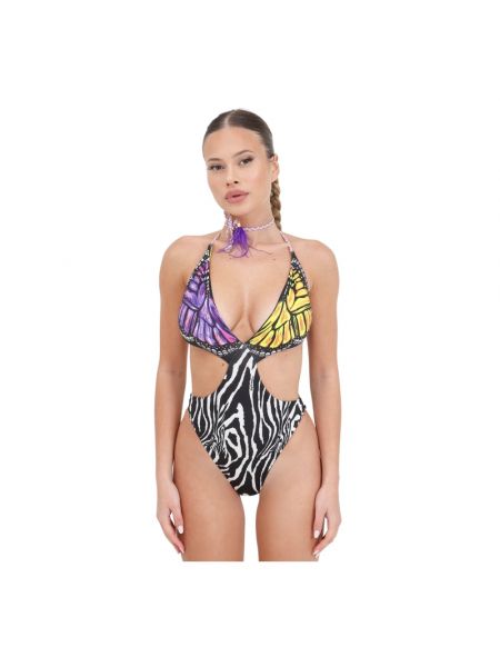 Bikini mit print 4giveness lila