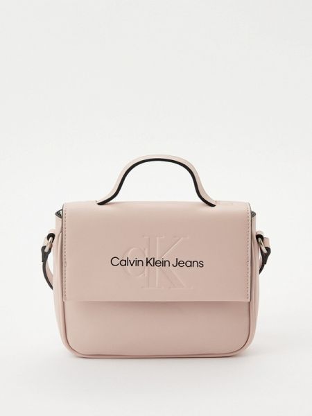 Cумка с ручками Calvin Klein Jeans розовая