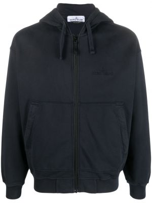 Hoodie Stone Island blå