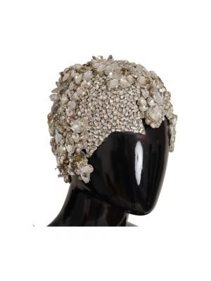 Sombrero de cristal Dolce & Gabbana plateado