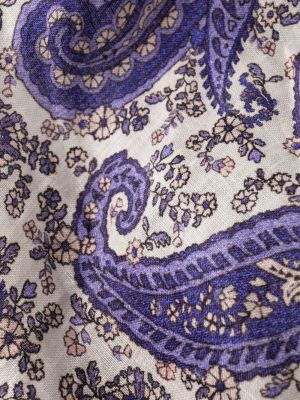 Mini-abito di lino con stampa paisley Zimmermann