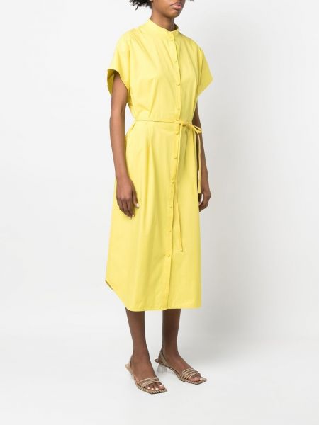 Mini šaty Yves Salomon žluté