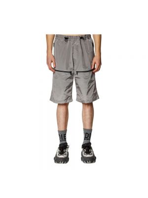 Pantalones cortos de nailon Diesel gris