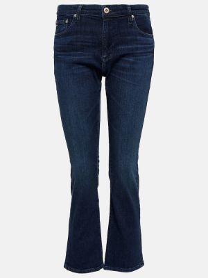 Bootcut džínsy s vysokým pásom Ag Jeans modrá