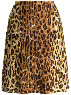 Suknja s leopard uzorkom Ashish