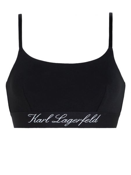 Bralette Karl Lagerfeld musta