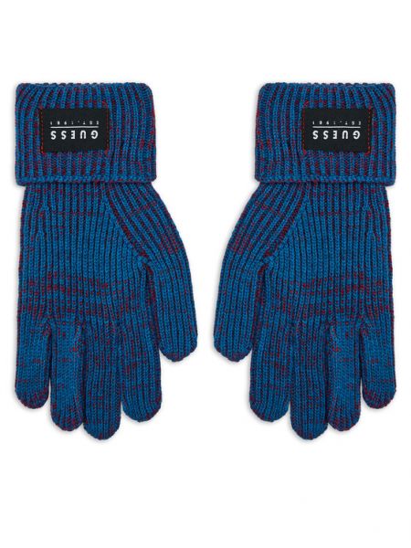 Перчатки Guess синие