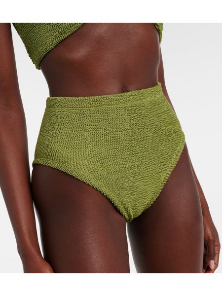 Bikini cu talie înaltă Hunza G verde