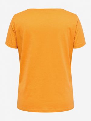 Póló Only Carmakoma narancsszínű