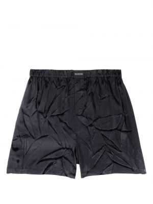 Seiden shorts ausgestellt Balenciaga schwarz