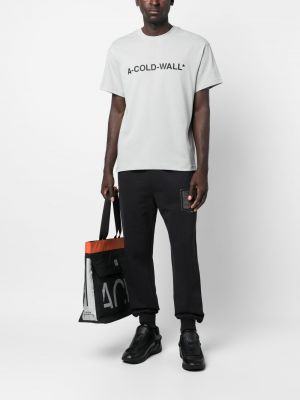 T-shirt à imprimé A-cold-wall* gris