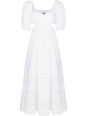 Midi haljina Staud bijela