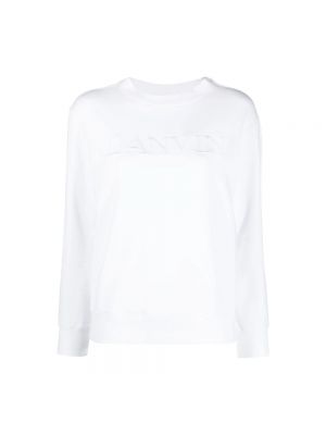 Bluza dresowa Lanvin biała